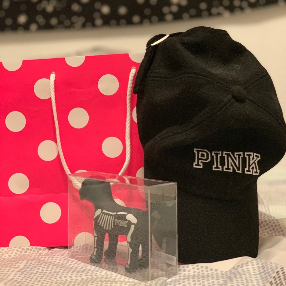 PINK bundle NEW mini dog + PINK hat 🧢